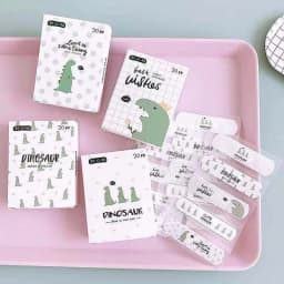 20pcs/box Cartoon Dinosaur Pig Bear Band Aid Wound Plaster Skin Strips Patch Adhesive Bandages First Aid Woundplast
