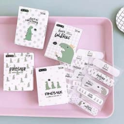 20pcs/box Cartoon Dinosaur Pig Bear Band Aid Wound Plaster Skin Strips Patch Adhesive Bandages First Aid Woundplast