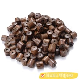 6 8 10 12mm Natural Stripe Spacer Ball Wooden Beads Brown Round Natural Wooden Beads Loose beads For Jewelry Making bracelet