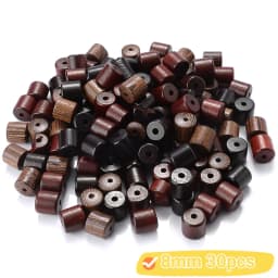 6 8 10 12mm Natural Stripe Spacer Ball Wooden Beads Brown Round Natural Wooden Beads Loose beads For Jewelry Making bracelet