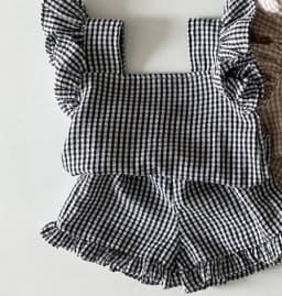 MILANCEL 2026 Summer Baby Clothing Set Toddler Ruffle Tee and Shorts 2Pcs Girls Suits Ruffle Tee Set