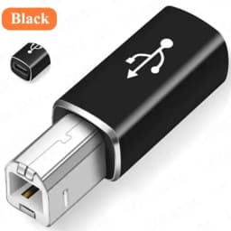 USB Type C Female To USB B Male Adapter For Printer Keyboard Piano Electronic Drums Type B 2.0 Electronic Instrument Converter