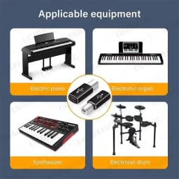 USB Type C Female To USB B Male Adapter For Printer Keyboard Piano Electronic Drums Type B 2.0 Electronic Instrument Converter