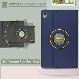 360 Rotating Case For Lenovo Tab P11 Plus TB-J606F/J616X/J607F Tablet Cover P11 Pro 11.5 J706F/J716F 11.2" Gen 2 2022 Stand Case