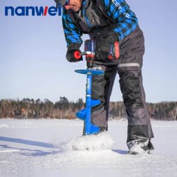 Brushless Cordless Impact Drill NANWEI Cordless 20v 13mm Ice Drill Power Tool 160NM High Torque