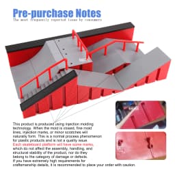 Finger Skateboard Big Scene DIY Mini Park Finger Skatepark Ramp Track Stairs Venue Combination Indoor Home Toys