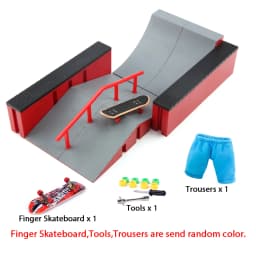 Finger Skateboard Big Scene DIY Mini Park Finger Skatepark Ramp Track Stairs Venue Combination Indoor Home Toys