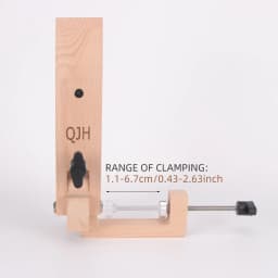 QJH Leather Sewing Pony Horse Leather Craft Clip DIY Portable Travel Stitching Position Adjustable Leather Essential Tool