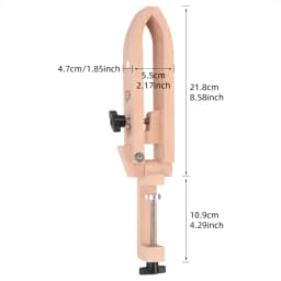 QJH Leather Sewing Pony Horse Leather Craft Clip DIY Portable Travel Stitching Position Adjustable Leather Essential Tool