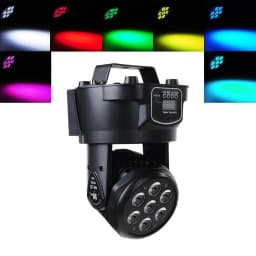 2PCS Mini LED Wash7x12W RGBW Moving Head Lighting 4in1 RGBW For Disco DJ KTV 12/16DMX Channels LED Stage Ball 14 Channels Light