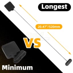 Motorcycle Black Pack Trunk Lid Tether For Harley Touring Ultra Electra Street Glide Road King FLH/T FLHX FLHR FLHTK 1996-up