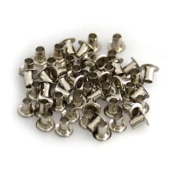 100sets Brass Eyelet No Washer 1.5mm/2mm/2.5mm Leather Craft Repair Grommet Round Eye Ring Shoes Bag Clothing Leather Belt Hat