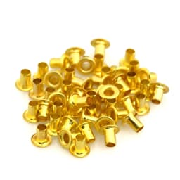 100sets Brass Eyelet No Washer 1.5mm/2mm/2.5mm Leather Craft Repair Grommet Round Eye Ring Shoes Bag Clothing Leather Belt Hat