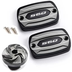 For YAMAHA TMAX 530 SX DX T-Max 500 TMAX 500 560 TECH Max TMAX Front Brake Fluid Brake Tank Cap and Filler Cap Accessories
