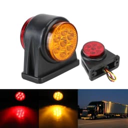 12V 24V Truck Light Trailer Position Corner Side Marker LED Turn Signal Lamp Brake Parking Boat Marine Lorry Caravan Accessories
