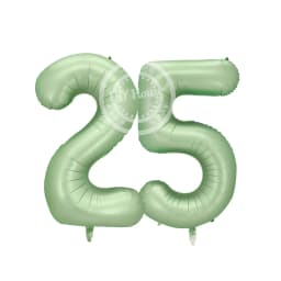 40inch Vintage Green Number Balloon 18inch Heart Balloons For 30 40 50 60 70 Happy Birthday Party Decoration DIY Home Supplies