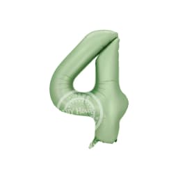 40inch Vintage Green Number Balloon 18inch Heart Balloons For 30 40 50 60 70 Happy Birthday Party Decoration DIY Home Supplies