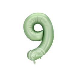 40inch Vintage Green Number Balloon 18inch Heart Balloons For 30 40 50 60 70 Happy Birthday Party Decoration DIY Home Supplies