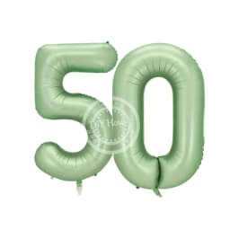 40inch Vintage Green Number Balloon 18inch Heart Balloons For 30 40 50 60 70 Happy Birthday Party Decoration DIY Home Supplies