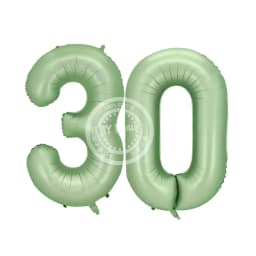 40inch Vintage Green Number Balloon 18inch Heart Balloons For 30 40 50 60 70 Happy Birthday Party Decoration DIY Home Supplies