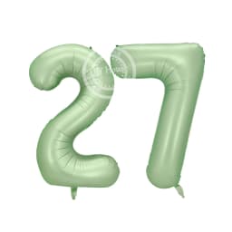 40inch Vintage Green Number Balloon 18inch Heart Balloons For 30 40 50 60 70 Happy Birthday Party Decoration DIY Home Supplies