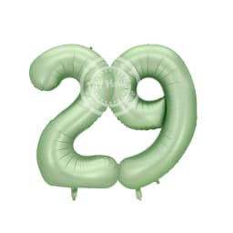 40inch Vintage Green Number Balloon 18inch Heart Balloons For 30 40 50 60 70 Happy Birthday Party Decoration DIY Home Supplies