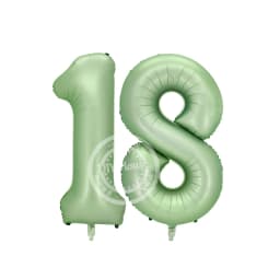 40inch Vintage Green Number Balloon 18inch Heart Balloons For 30 40 50 60 70 Happy Birthday Party Decoration DIY Home Supplies