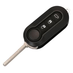jingyuqin 2/3BTN Remote Car key Shell Case For Fiat 500 Panda Punto Bravo Ducato Peugeot Boxer Citroen Jumper Auto Uncut Blade