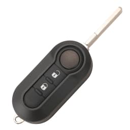 jingyuqin 2/3BTN Remote Car key Shell Case For Fiat 500 Panda Punto Bravo Ducato Peugeot Boxer Citroen Jumper Auto Uncut Blade