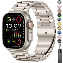 Stainless Steel Titanium Alloy Strap For Apple Watch Band Ultra 4 349mm 44mm 45mm 46mm 41mm Bracelet iwatch Series 8/9/10/11/12