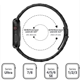 Stainless Steel Titanium Alloy Strap For Apple Watch Band Ultra 4 349mm 44mm 45mm 46mm 41mm Bracelet iwatch Series 8/9/10/11/12