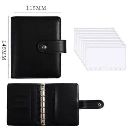 Budget Planner 2026 Cash Envelope Savings Money 6 Holes Binder for Financial Management A7 Loose-leaf Notebook Binder Housing