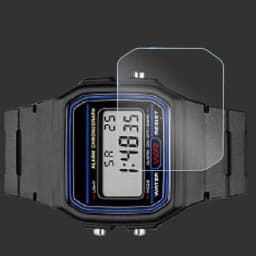 3pcs Screen Protector Cover Film For Casio DW-5600/5610 B650WC B640WC LA680 LA670 F-108 W-218H/217H F-91W GBD-200 GBX-100 WS1400