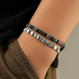 Surfer bracelet set for men and women - Handmade bohemian summer holiday jewelry - Waterproof cotton bracelet set -Birthday gift