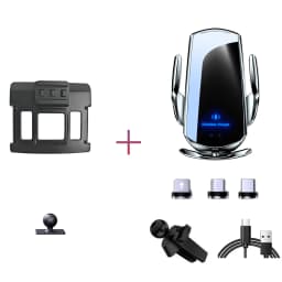 Car Phone Holder For Mercedes Benz S Class W221 2008 2009 2010-2012 Mobile Phone Mounts Car Wireless Charging Special Fixed Base