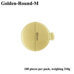 Meibum Dessert Board Base Golden Paper Plates Silver Mousse Mat 100pcs/Set Cake Cardboard Pastries Display Tray Decorative Tools