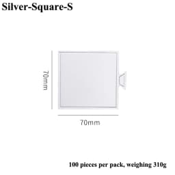 Meibum Dessert Board Base Golden Paper Plates Silver Mousse Mat 100pcs/Set Cake Cardboard Pastries Display Tray Decorative Tools