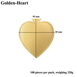 Meibum Dessert Board Base Golden Paper Plates Silver Mousse Mat 100pcs/Set Cake Cardboard Pastries Display Tray Decorative Tools