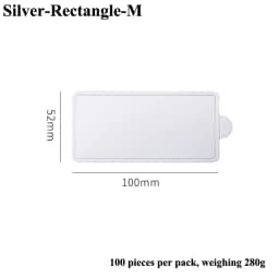 Meibum Dessert Board Base Golden Paper Plates Silver Mousse Mat 100pcs/Set Cake Cardboard Pastries Display Tray Decorative Tools