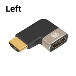Nku 8K@60Hz/4K@120Hz HDR 90 Degree HDMI-compatible Male To Female Adapter Coupler L-Shaped Extender for Laptop PC HDTV Monitor