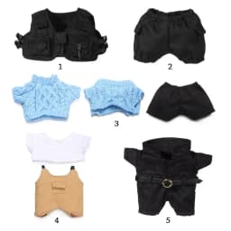 10/20cm Knitted Sweater Clothes Pants Suit 20CM Doll Clothes Dolls Jacket Vest Overalls Shorts Suit Accessories for Idol Dolls