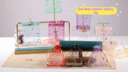 25/50pcs 7x9/9x12/10x15/13x18cm Star Moon Organza Gift Bags Mini Sachet Gold Color Drawstring Bag Jewelry Packaging Pouches
