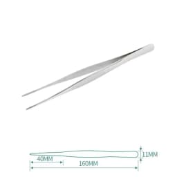Colorful 8/12-Inch Kitchen Tongs, Stainless Steel Culinary Precision Tweezer Cooking Tongs for BBQ, Food Styling & Baking Decor