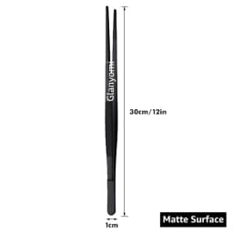 Colorful 8/12-Inch Kitchen Tongs, Stainless Steel Culinary Precision Tweezer Cooking Tongs for BBQ, Food Styling & Baking Decor