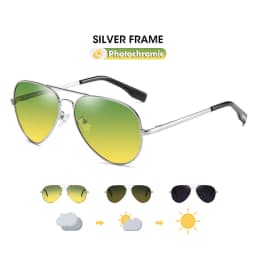 Photochromic Sunglasses Men Polarized Aviation Day Night Vision Glasses for Driving Women Anti-UV Goggle oculos de sol masculino
