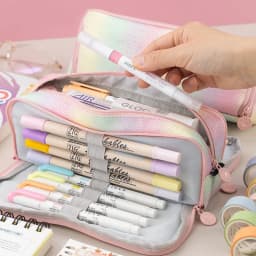 Large Capacity Pencil Case Kawaii Cute Pencil Cases Student Pen Case Big School Supplies Stationery Pencil Bags Box Pencil Pouch