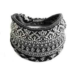 Wide Headwrap Headbands Summer Knoted Elastic Yoga Sport Print Turban Bandage Non-Slip Hair Band For Girls Hair Accessories