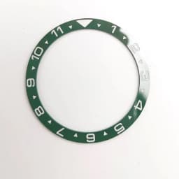 38x31.5mm C3 Green Luminous Ceramic Bezel Insert Fit for SKX007 SKX009 Watch Case NH35 NH36 Men Case Replace Parts Ring