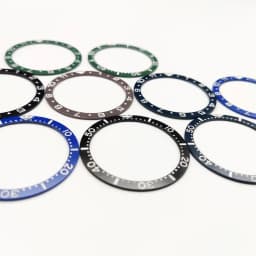 38x31.5mm C3 Green Luminous Ceramic Bezel Insert Fit for SKX007 SKX009 Watch Case NH35 NH36 Men Case Replace Parts Ring
