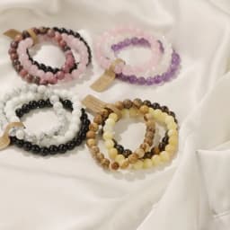 3PCS Natural Stone Bracelet Rose Quartzs Opal Turquoises Amethysts Hematite Jaspers Bracelets for Women Men Gift Jewelry Set